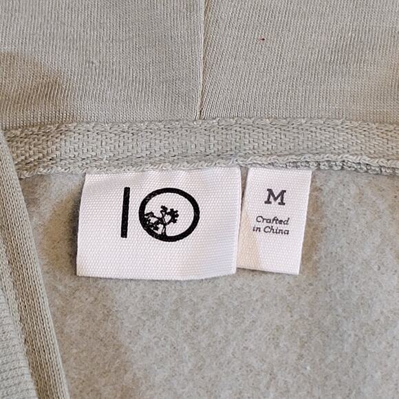 Tentree Men's Sea Grass Green Full Zip Hoodie Sustainable Medium NWT - Picture 5 of 14